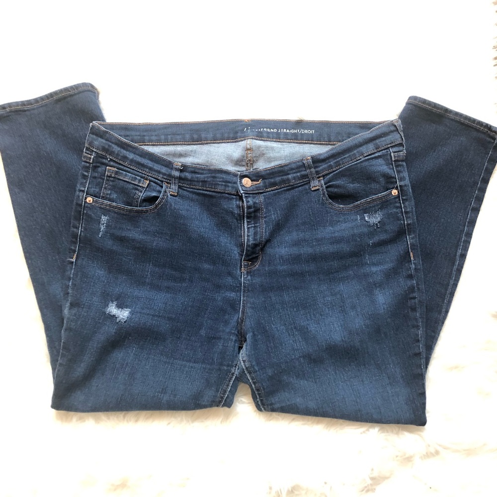 Old navy girlfriend 18 R blue jeans